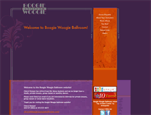 Tablet Screenshot of boogiewoogieballroom.com